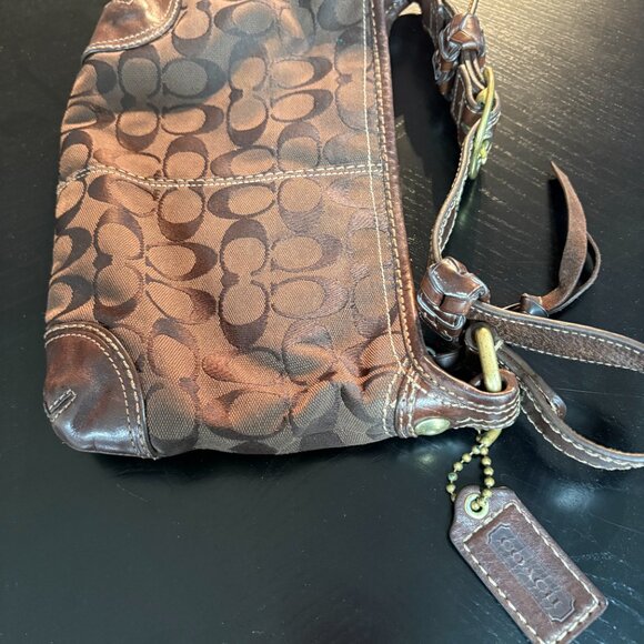 Coach Signature Bleeker Shoulder Bag – Brown - Picture 3 of 3